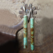 Load image into Gallery viewer, Belle&#39;s Turquoise Earrings