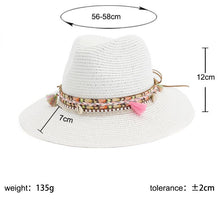 Load image into Gallery viewer, Harper Sun Straw Hat