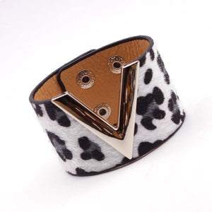 Luxe Leather V Cuff