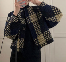 Load image into Gallery viewer, Blair&#39;s Plaid Tweed Vintage Coat