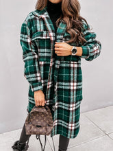 Load image into Gallery viewer, Tacy Turn-Down Collar Plaid Coat