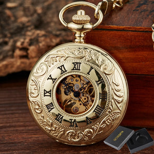 Antique Hand Wind Mechanical Pocket Watch