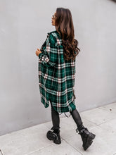 Load image into Gallery viewer, Tacy Turn-Down Collar Plaid Coat