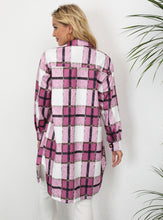 Load image into Gallery viewer, Tacy Turn-Down Collar Plaid Coat