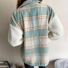 Load image into Gallery viewer, Tacy Turn-Down Collar Plaid Coat