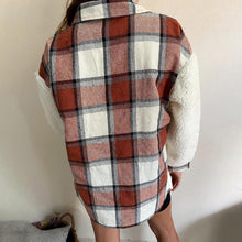 Load image into Gallery viewer, Tacy Turn-Down Collar Plaid Coat